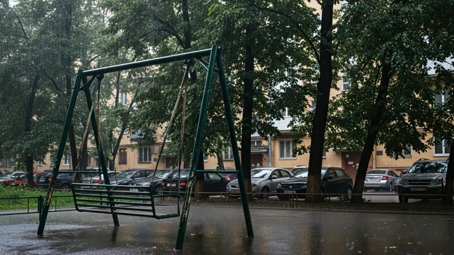 Дождь за окном — материал 3